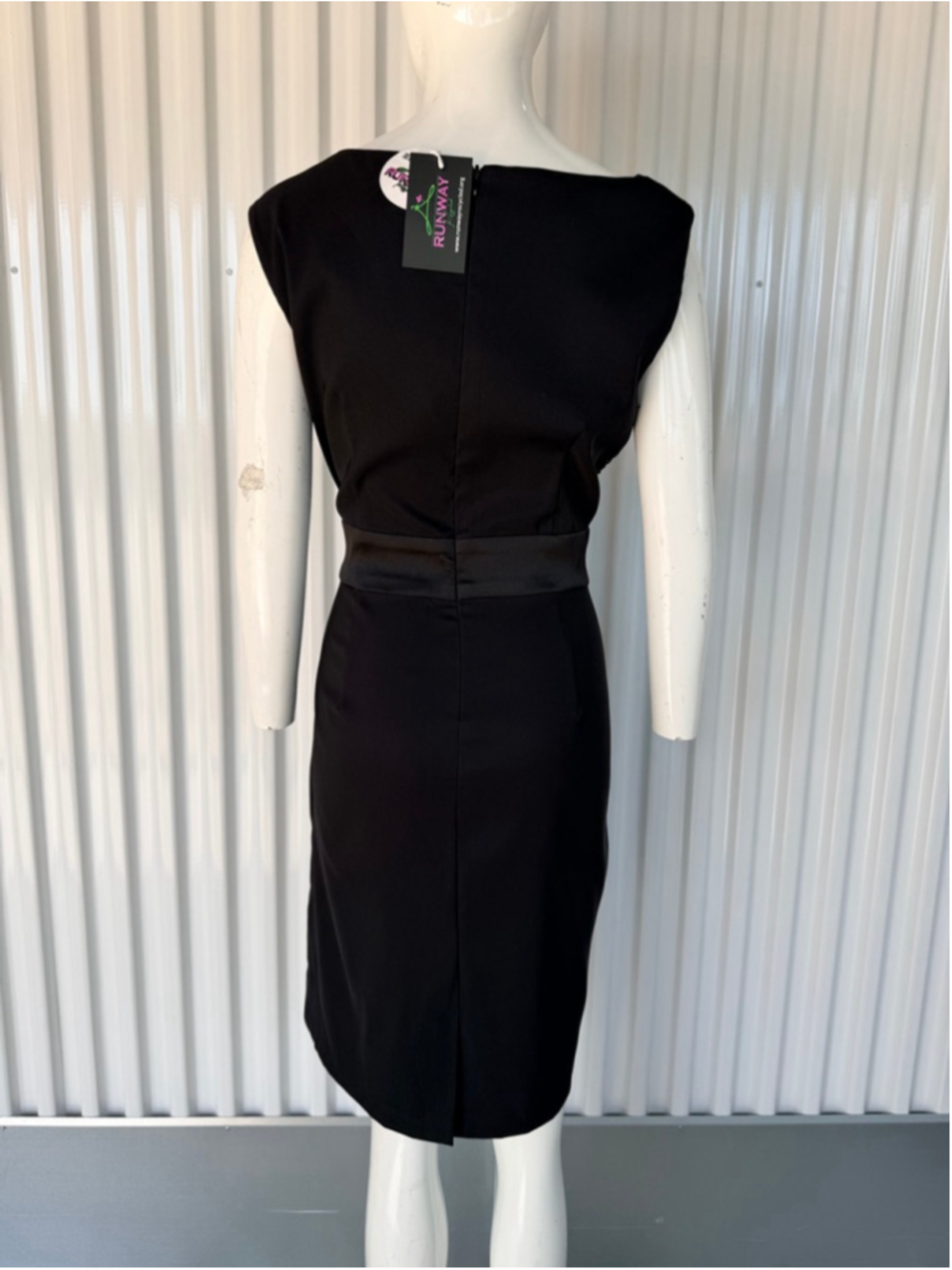 Women's Connected Apparel Black Lace Tiered Dress Size 14 - Picture 2 of 11